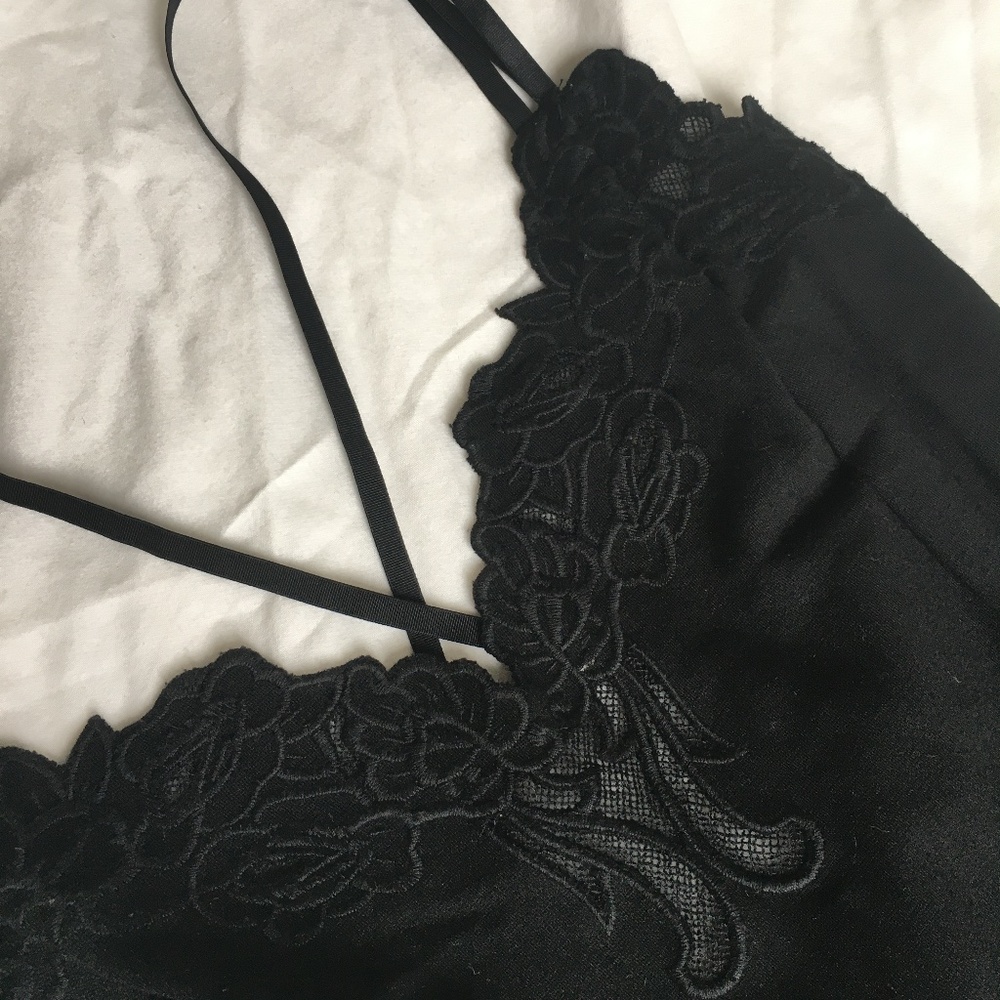 GUESS Black Shorts Romper